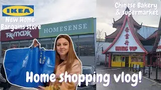 Home Shopping Vlog 🏡 | IKEA, Dunelm & Homesense + Chinese Bakery Taste Test