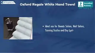 Oxford Regale White Hand Towel | Oxford Gold Dobby Towels | Hand Towels Wholesale USA | Hand Towels