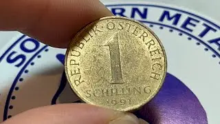 1991 Austria 1 Schilling Coin &bull;&nbsp;Values, Information, Mintage, History, and More