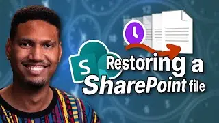 How to restore previous versions of a file in SharePoint?