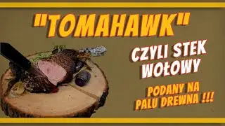 Kulinarne Piątki Odc.2 - 900 g TOMAHAWK stek podany na palu drewna❗️