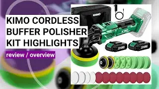 Review: KIMO 20V Cordless Buffer Polisher Kit - Is It Worth It?