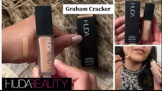 HUDA BEAUTY FAUX FILTER CONCEALER review || Shade - Graham Cracker |