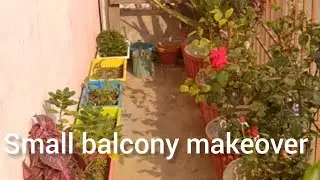 Small balcony makeover#Kavitacreation#