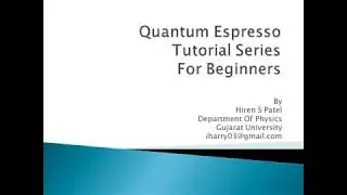 Lab 1: Installation of Latest Quantum Espresso in Windows with parallel environment