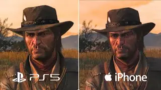 Red Dead Redemption 1: iPhone 17 Pro Max Vs PS5 - Side by Side Gameplay Comparison