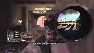 Cod4 Sick M21 Killfeed!!