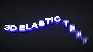 How To Make 3D Elastic Text in DaVinci Resolve