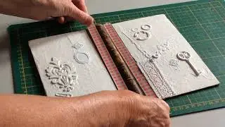 Isabel Scrap   Décorer la couverture d'un vieux livre #011