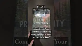 BookChain[87]: Slow Productivity by Cal Newport #bookchain #nonfiction #slowproductivity #library