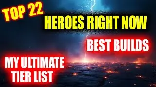 TOP 22 HERO RIGHT NOW🔥MY ULTIMATE TIER LIST🔥BEST BUILD🔥CASTLE CLASH