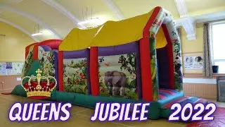 An Inflatable CASTLE Fit For A QUEEN! - Queens Jubilee Celebrations  2022