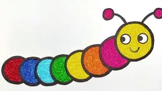 🎀🎀🎀how to draw millipede |Easy Drawing tutorial🎀🎀🎀