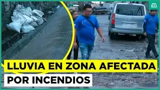 En medio de las lluvias: damnificados por incendios resguardan sus pertenencias por temor a robos