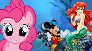 Learn Colors & Numbers with MLP ARIEL & Mickey Mouse