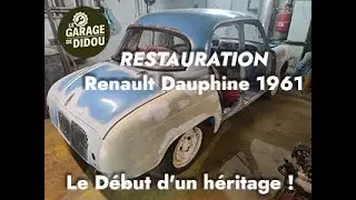 RESTAURATION Renault Dauphine 1961 : Le début d'un héritage !