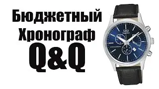 Часы Хронограф Q&Q C24A008VY Стоит ли покупать? Обзор рынка!