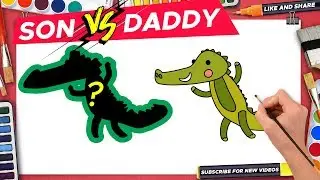 Cute Crocodile Coloring Pages │How To Draw & Coloring For Kids │ Art Challenge JAYSWORLD #103