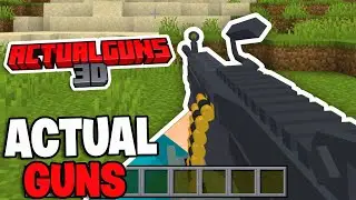 How To Download Actual Guns 3D Addon For Minecraft! - Mobile & PC