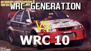WRC Generations vs WRC 10, Test Mitsubishi Lancer Evo V [Xbox controller]