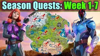How To Complete All Seasonal Quests (Weeks 1-7) // Fortnite Season 2 Chapter 3