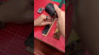 How to Make a Double Sided Crocodile Leather Belt #leathercomplex #beltmaking #beltleather #belt