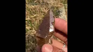 Golden Rutile  Crystal