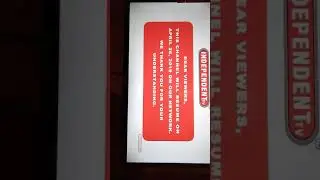Independent TV problem 26,4,2019
