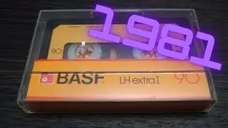 ⚠️ АУДИОКАССЕТА ⚠️ BASF LH EXTRA I 90 Type I (Normal) 1981 EUR  #basf #audiocassette