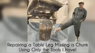 How to Repair a Table Leg That&rsquo;s Half Gone Using Basic Tools and Materials