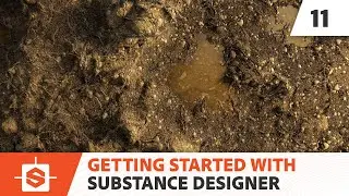 02-08 Using the Shape Splatter node to create small dirt mounds | Adobe Substance 3D
