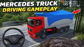 😱 Dangerous Mountain Road Truck Driving | Heavy Cargo Challenge 🚚 Android Gameplay