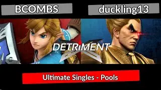 DETRiMENT 6 - BCOMBS (Link) vs duckling13 (Kazuya) | Smash ultimate ssbu