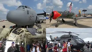 (INSIDE A C130) Fort Wayne Airshow 2025 Ground Display Tour - 7/13/25