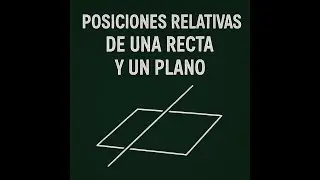 Posiciones relativas de recta y plano 🎯 | Paralela, secante o contenida