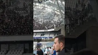 olympique de marseille vs francfort ca chauffe dans les gradins 2h avant le coup d envoie
