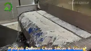 How to Recycle Double-Glass Solar Panels? See How Pyrolysis Delivers Clean Silicon & Glass.