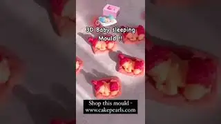 Adorable 3D Baby Sleeping Mould for Cakes & Crafts 👶✨ | Cake Pearls #cakedecorating #viralshorts