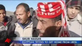 Thousands fleeing Libya stuck at border 3/1/11