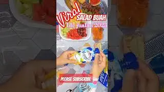 Salad buah viral No Kebas, ide jualan 2023, siap siap kebanjiran orderan