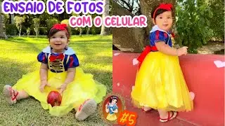 ENSAIO DE 1 ANINHO Branca de neve - Fotos lindas pelo seu celular