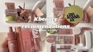 korean makeup recommendations | it girl essentials *beginner friendly* 🌷🎀(dasique,rom&nd etc)