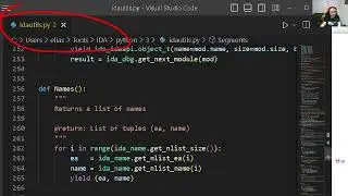 IDAPython: Working with segments