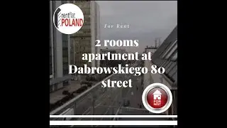 2 rooms apartment Poznan Jezyce Dabrowskiego 80 street for rent