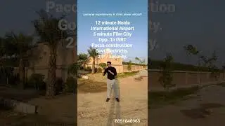 🛣️ PLOTS ON YAMUNA EXPRESSWAY, NEAR Airport #yamunaauthorityplots #yeida #property #farmhouse