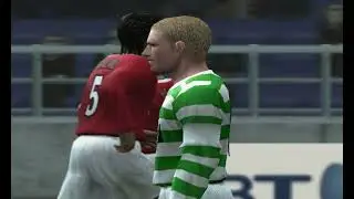 PES 5 Manchester United Goal A. Smith \ Saha вывел один на один пасом между
