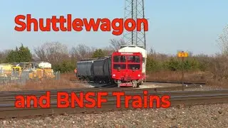 2020-11-07 Bunge Shuttlewagon and BNSF Trains