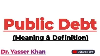 Public Debt | Meaning Of Public Debt | Public Borrowing | Public Finance | Economics | CUET UGC UPSC