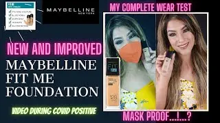 Maybelline fit me foundation | Wear test | Mask proof | Easy Makeup