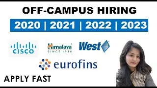 Off Campus Hiring || Batch - 2020 2021 2022 2023 || MUST WATCH